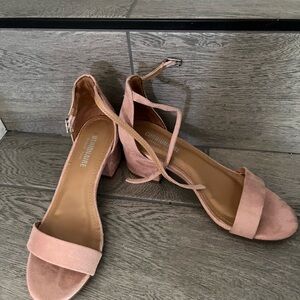 Alba Block Heel Sandal Suedes